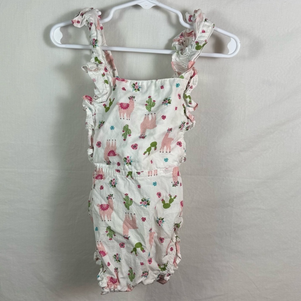 NWOT Charlie Paige White Colorful Infant Romper Girls Size 12M-18M